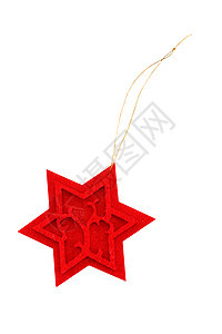 圣诞星红色喜悦星星问候语派对传统季节季节性纹饰装潢图片