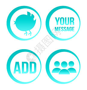 蓝鸟横幅气泡说话技术社会蓝色邮件演讲商业动物图片