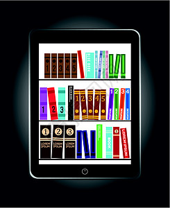 电子图书图书馆数据库药片电讯屏幕电子书技术全书手机百科读者背景图片