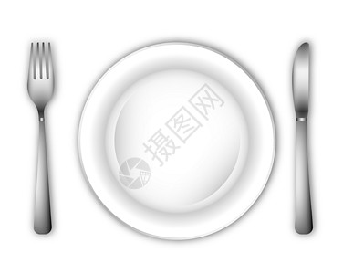 空餐盘制品盘子晚餐厨房茶匙餐具金属工具食物器具图片