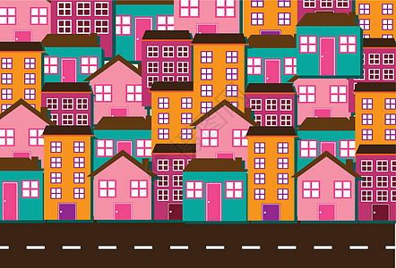 家居矢量房子庇护所天空家庭插图小屋建筑蓝晶装潢橙子图片