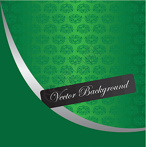 绿色装饰性背景插图植物艺术墙纸地毯奢华漩涡曲线丝绸装饰品图片