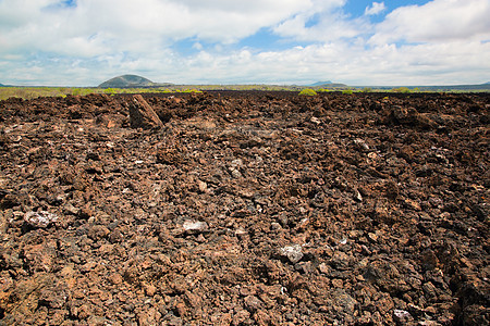 巴萨尔特岩石 察沃西部 肯尼亚 非洲火山石头花岗岩编队矿物黑色材料大理石灰色图片