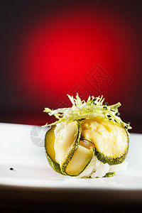 好吃的寿司鳗鱼鱼片海藻文化美味叶子食物午餐胡椒蔬菜图片