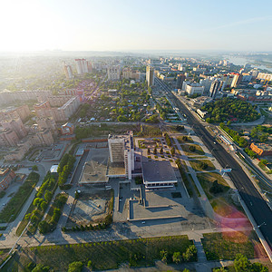 空中城市风景建筑学城市市中心交通建筑天空房子旅游景观场景图片