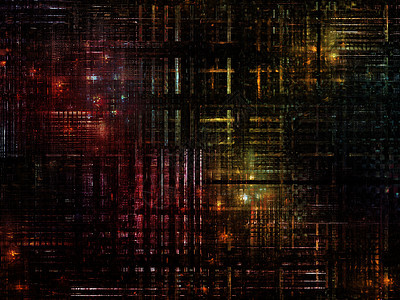 技术胶质网格设计网络工业机械矩形元素电脑背景图片