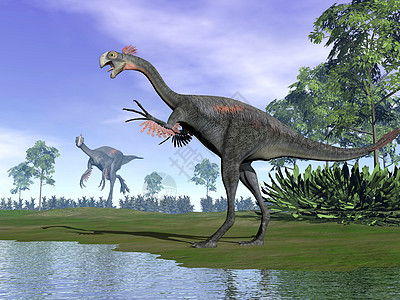 天然的巨虫恐龙 - 3D转化图片