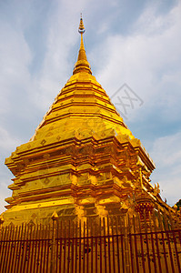 泰国客人宗教佛陀石头力量天空寺庙雕塑哲学旅游图片