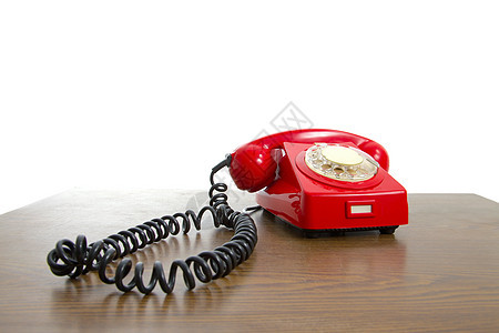 电话房间讲话桌子技术电子产品塑料器具红色电讯拨号图片