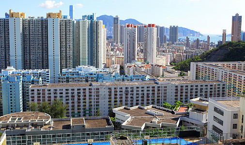 香港的公寓区衣服建筑城市压力土地房子运输财产窗户建筑学图片