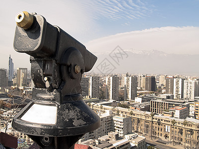 圣地亚哥的望远镜背景图片