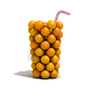 橙汁概念图片