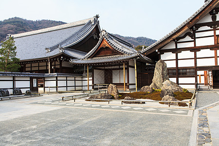 林山的天龙二津寺世界文化建筑学寺庙花园地标宗教旅行观光遗产图片