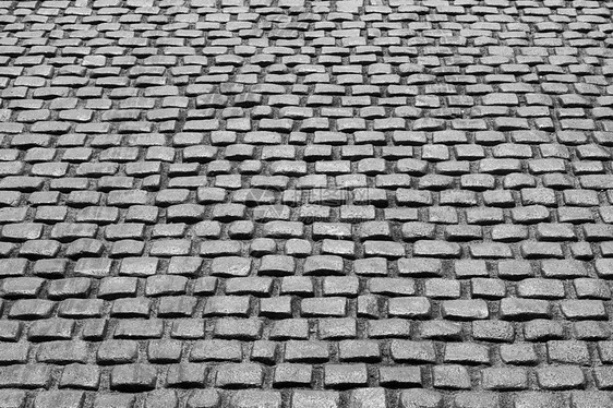 黑石地板地面白色灰色鹅卵石城市人行道花岗岩岩石小路铺路图片