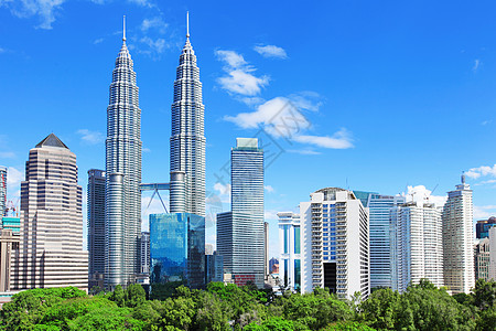 吉隆坡天线首都商业办公室旅行建筑学建筑蓝色天空城市图片