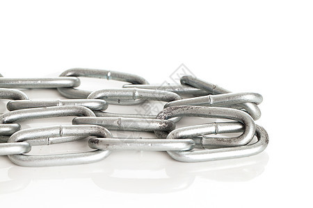 银金属链 背景在背面金属工具力量合金白色灰色安全枷锁工业图片