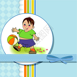 玩球的小男孩乐趣优胜者女性家庭童年玩具孩子闲暇活动男生图片