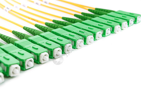 绿色光纤SC 连接器节点技术速度辫子供应商电缆中心服务标准交通图片