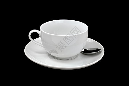 咖啡杯咖啡菜肴勺子飞碟白色茶匙茶碗图片