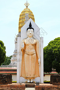 寺 彭世洛 泰国地标吸引力旅行微笑花园雕塑圣雄雕像宗教寺庙图片