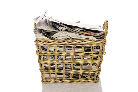 废纸篮办公室生态浪费垃圾箱环境文书倾倒床单折痕工作图片