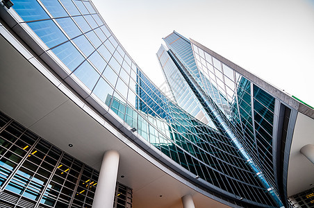 商业建设玻璃城市反射市中心摩天大楼建筑景观办公室金融公司图片