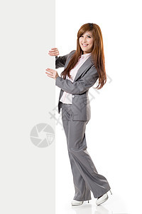 亚洲商业妇女手势说明人士成人职业工作女性姿势操作商务图片