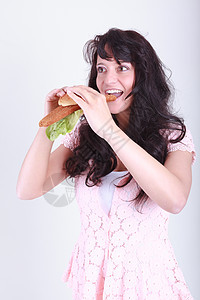 良好饮食茶点沙拉零食时装整理女孩饼干女子女人成人图片