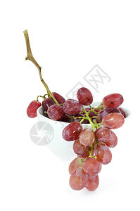 葡萄果杯子白色水果饮食红色庄稼植物甜食健康饮食浆果背景图片