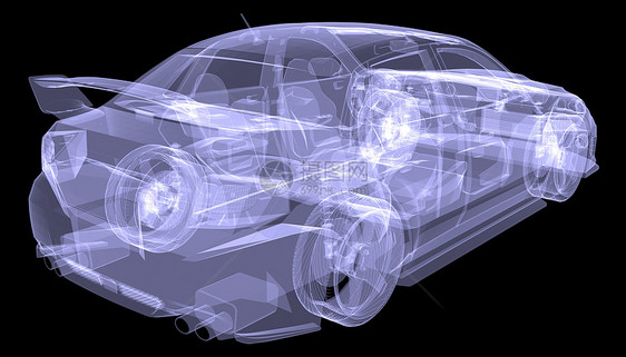 X射X光概念车绘画力量玻璃奢华宏观运输发动机驾驶金属汽车图片
