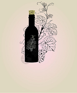 重要背景背景广告浆果酒精风格奢华叶子包装程式化玫瑰玻璃图片