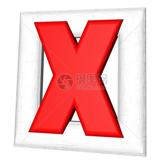 红十字标志 3D框架成功成就插图正方形电脑渲染协议表决白色图片