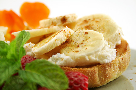 香蕉松烹饪肉桂美食早餐水果午餐饮食营养小吃食物图片