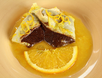 剪切的美食铺张巧克力橙子果皮食物服务诱惑味道烹饪图片