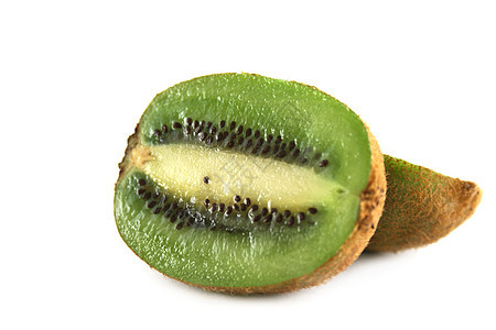 Kiwi 水果绿色皮肤饮食小吃午餐种子黑色营养醋栗低脂肪图片