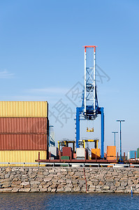 码头起重机港口商业进口运输金属机器贸易贮存重量海洋图片