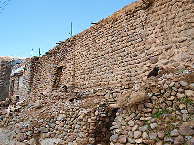伊朗大不里士省Kandovan村的砖头工作图片