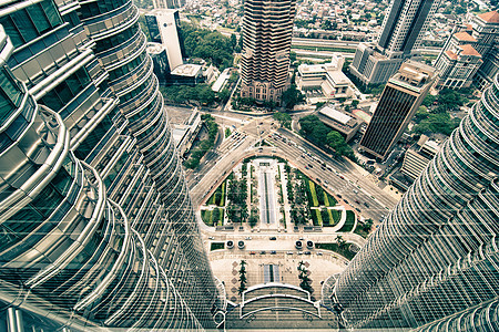 马来西亚吉隆坡建筑图示马来西亚吉隆坡摩天大楼商业景观旅行蓝色场景双胞胎城市天空旅游图片