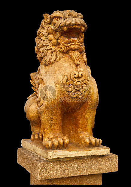中国石狮雕像 华人力量的象征物历史传统狮子艺术金属文化寺庙建筑学雕塑石头图片