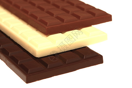 巧克力酒吧白色牛奶糖果图片