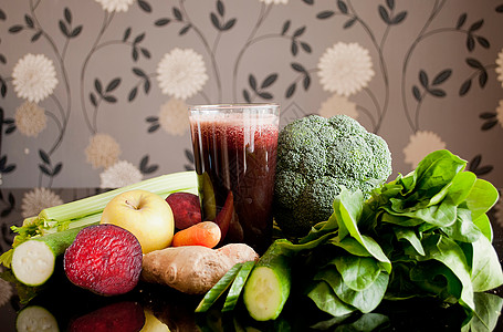 健康果汁排毒健康饮食菠菜玻璃薄荷蔬菜桌子养分素食芹菜图片