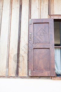 古老木木窗百叶窗复古古董房子建筑学入口木头建筑装饰楼梯图片