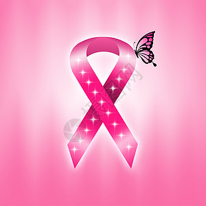 乳腺癌的预防女孩们胸部明信片海报插图山雀女孩癌症蝴蝶生存图片