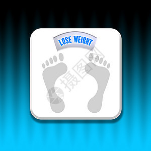 减重节食乐器营养控制肥胖饮食插图拨号测量身体图片