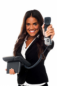 老板 你的生意电话职业商业拉丁微笑私人秘书经理人士工作助理图片