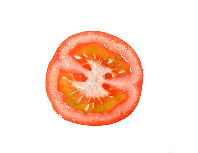 番茄片蔬菜白色沙拉花园红色图片