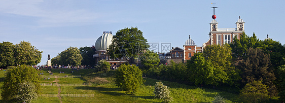 伦敦格林尼治皇家天文台纪念碑公园历史性英语景点旅游旅行全景建筑学地标图片