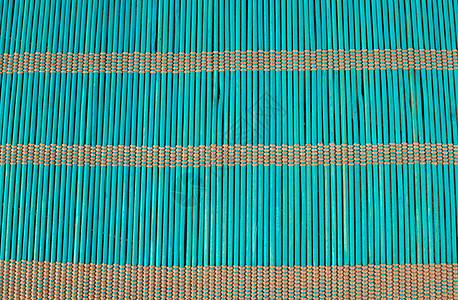 竹垫餐垫条纹蓝色水平画幅图片