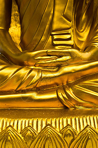 佛像之手金子宗教佛教徒上帝寺庙艺术手指黄色文化精神图片