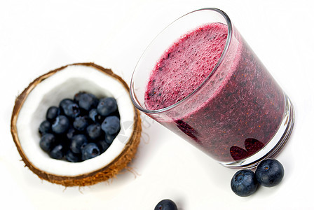 蓝莓冰雪薄荷美食玻璃食物早餐茶点叶子液体牛奶小吃图片